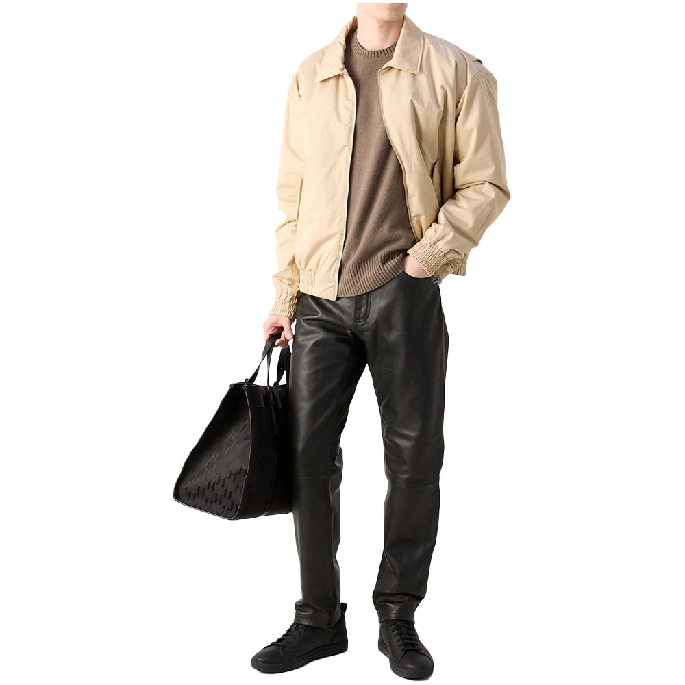 Straight Leg Leather Black Pants Mens Straight Leg Leather Black Pants Mens