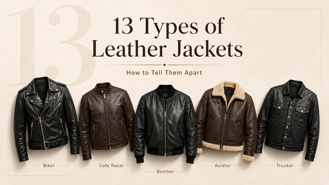 Types of Leather Jackets and How to Tell Them Apart