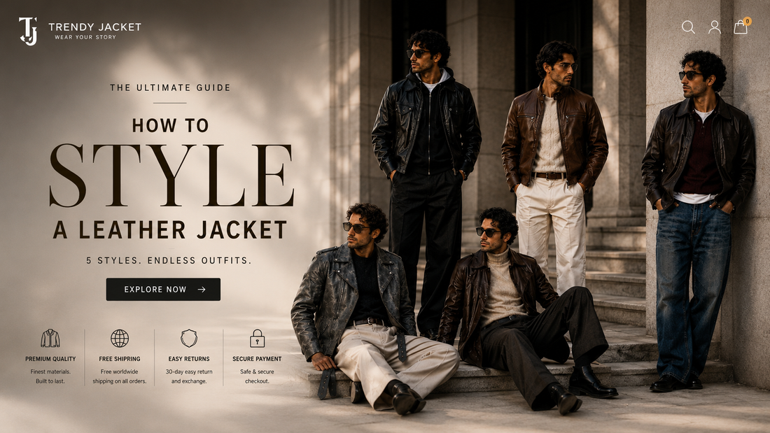 How to Style a Leather Jacket in 2026: Outfit Ideas