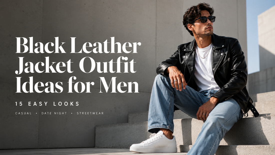 black leather jacket outfits