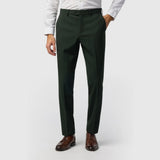 Men’s Three Piece Slim Fit Olive Green Suit