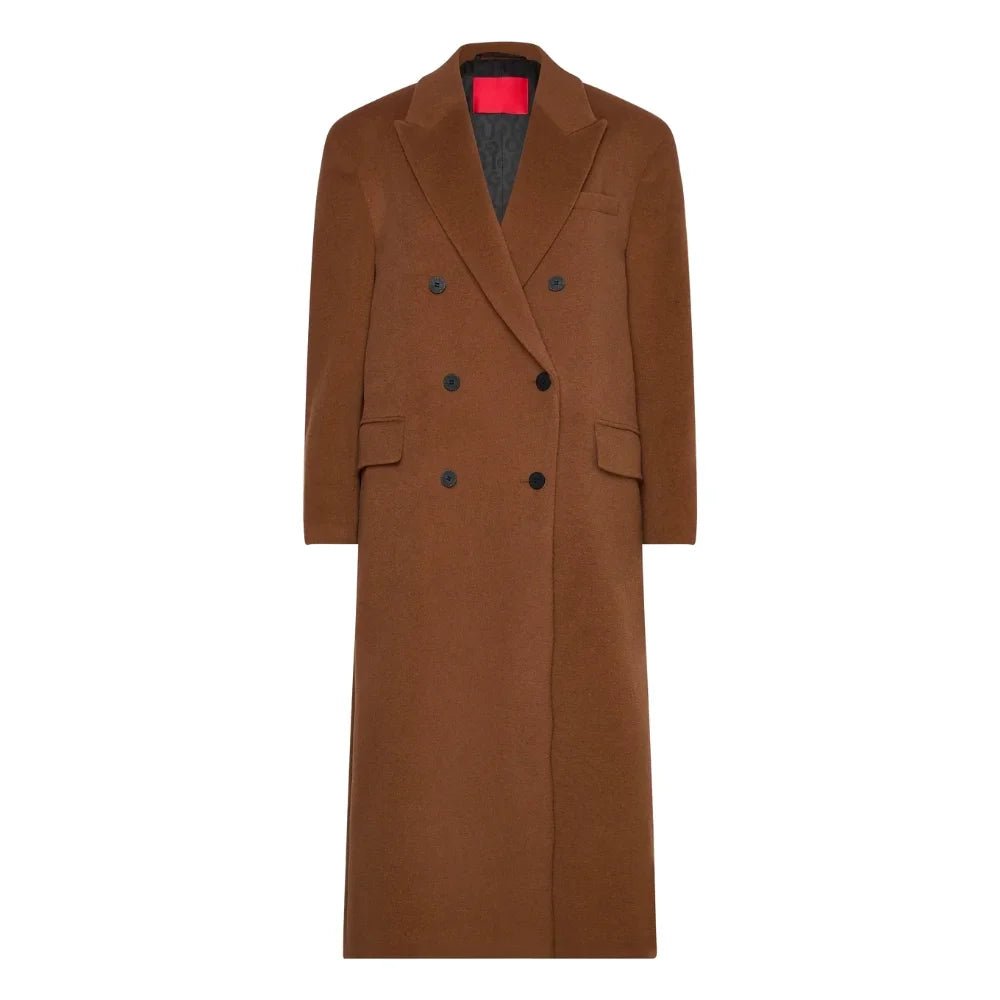 10th Doctor Double Breasted Brown Wool Trench Coat