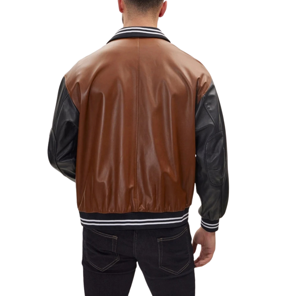 Black-Brown-Varsity-Leather-Jacket-Men's