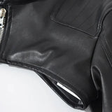 Women's Black Leather Bolero Shrug Jacket