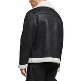 Black-Men's-Shearling-Aviator-Jacket