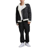 Black-Shearling-Aviator-Jacket