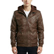 Brown-Hooded-Leather-Bomber-Jacket-Men's