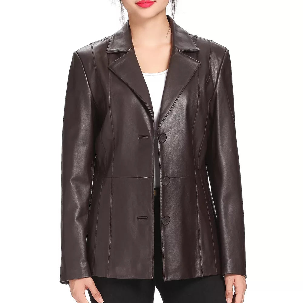Brown-Leather-Blazer-Jacket-Women_s