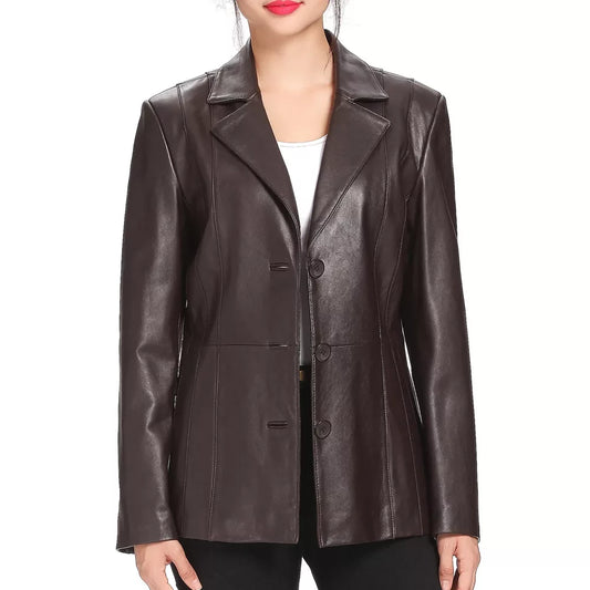 Brown-Leather-Blazer-Jacket-Women_s