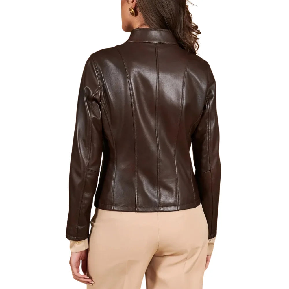 Brown-Leather-Jacket-Women's