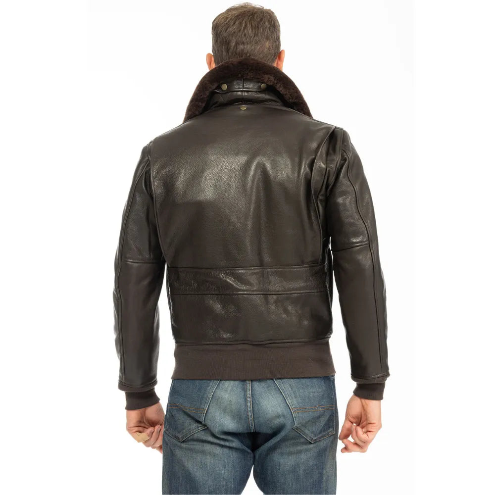 Brown-Men's-G-1-Flight-Leather-Jacket