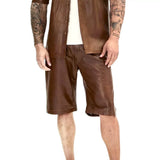 Brown_Men_s_Nappa_Lambskin_Leather_Shorts