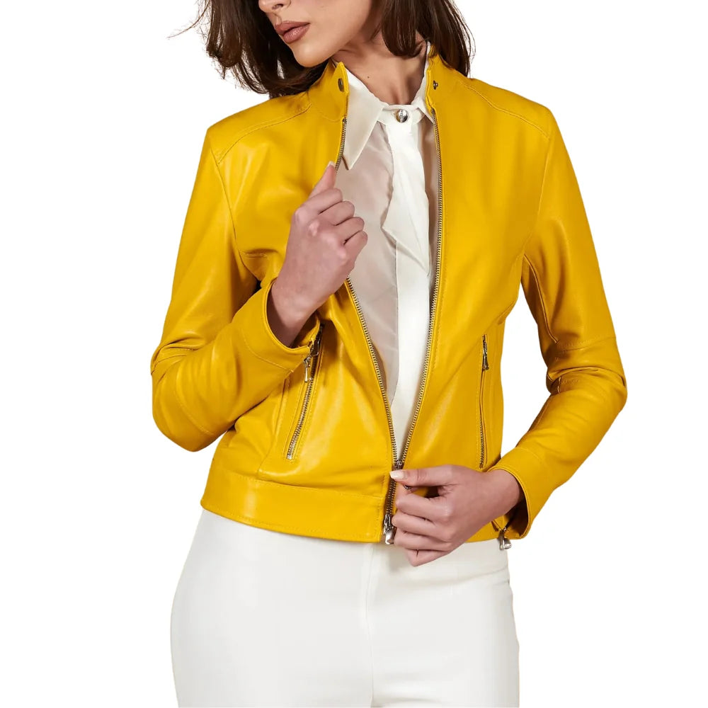 Cafe-Racer-Yellow-Leather-Jacket-Women_s