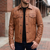 Cognac-Tan-Men's-Leather-Trucker-Jacket
