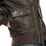 Dark-Brown-Leather-Men's-G-1-Flight-Jacket