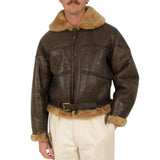 Dark-Brown-Shearling-Aviator-Jacke-Men'st