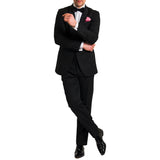 Black 2 Piece Dinner Suit with Shawl Collar