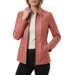 Dusty-Pink-Leather-Shirt-Jacket-Women's