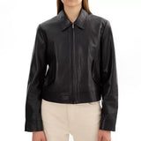 Genuine_Women_s_Black_Shirt_Collar_Leather_Jacket