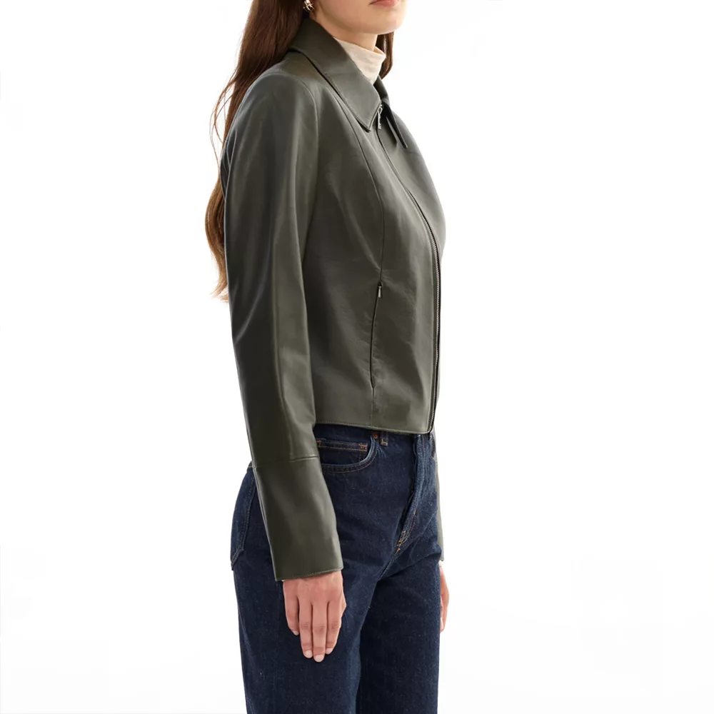 Genuine_Women_s_Olive_Green_Shirt_Collar_Leather_Jacket