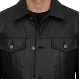Leather-Black-Men's-Trucker-Jacket