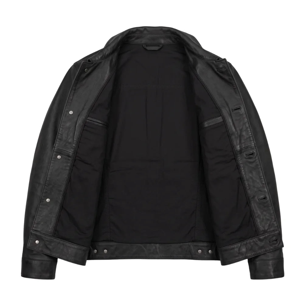 Leather-Black-Trucker-Jacket-Men's