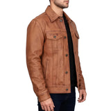 Leather-Cognac-Tan-Trucker-Jacket-Men's