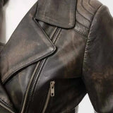 Leather-Distressed-Dark-Brown-Belted-Biker-Jacket-Women's