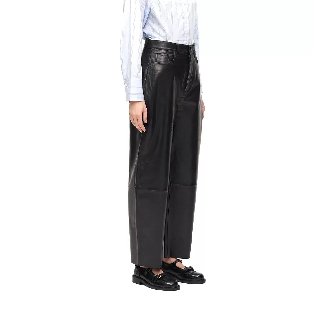 Leather_Women_s_Genuine_Black_Pants