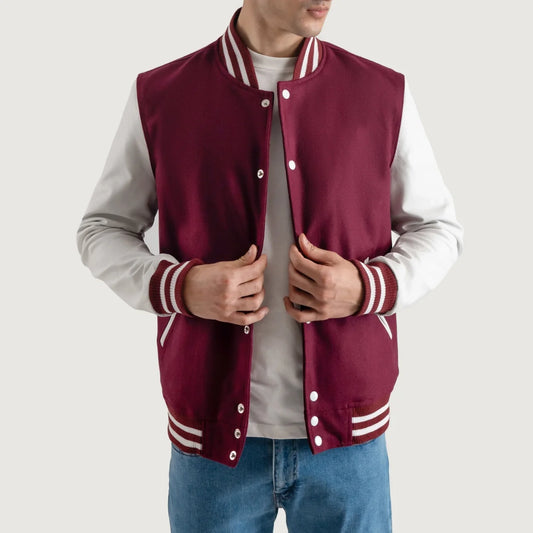 Maroon-and-White-Varsity-Letterman-Jacket