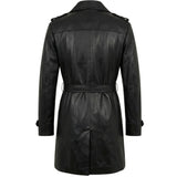 Men's-Black-Leather-Belted-Trench-Coat