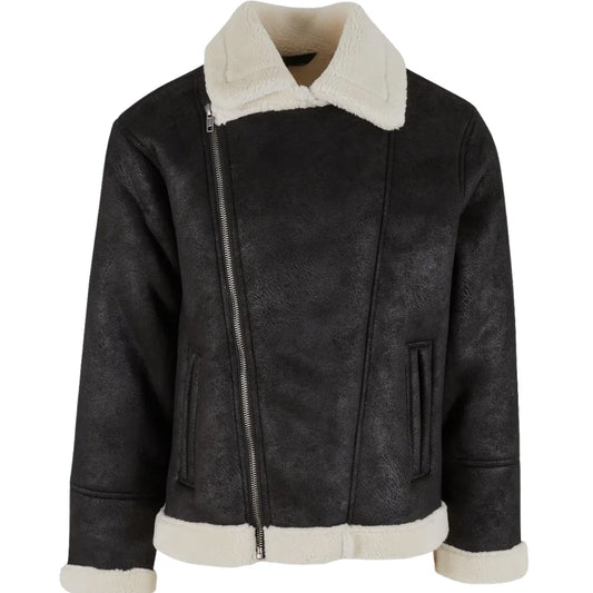 Men's-Black-Shearling-Aviator-Jacket