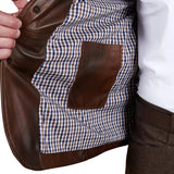 Men's-Brown-Notch-Lapel-Leather-Blazer