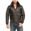 Men's-Dark-Brown-Leather-G-1-Flight-Jacket