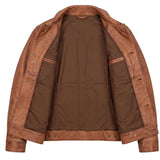 Men's-Leather-Cognac-Tan-Trucker-Jacket