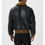 Men's-Leather-G-1-Flight-Black-Jacket