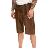Men_sNappaLambskinbrownLeatherShorts