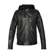 Mens-Black-Hooded-Leather-Bomber-Jacket