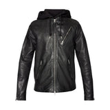 Mens-Black-Hooded-Leather-Bomber-Jacket