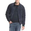 Prussian-Blue-Suede-Bomber-Jacket-Men's