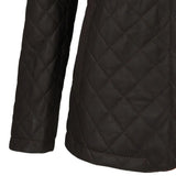 Quilted-Leather-Dark-Brown-Field-Jacket-Women's