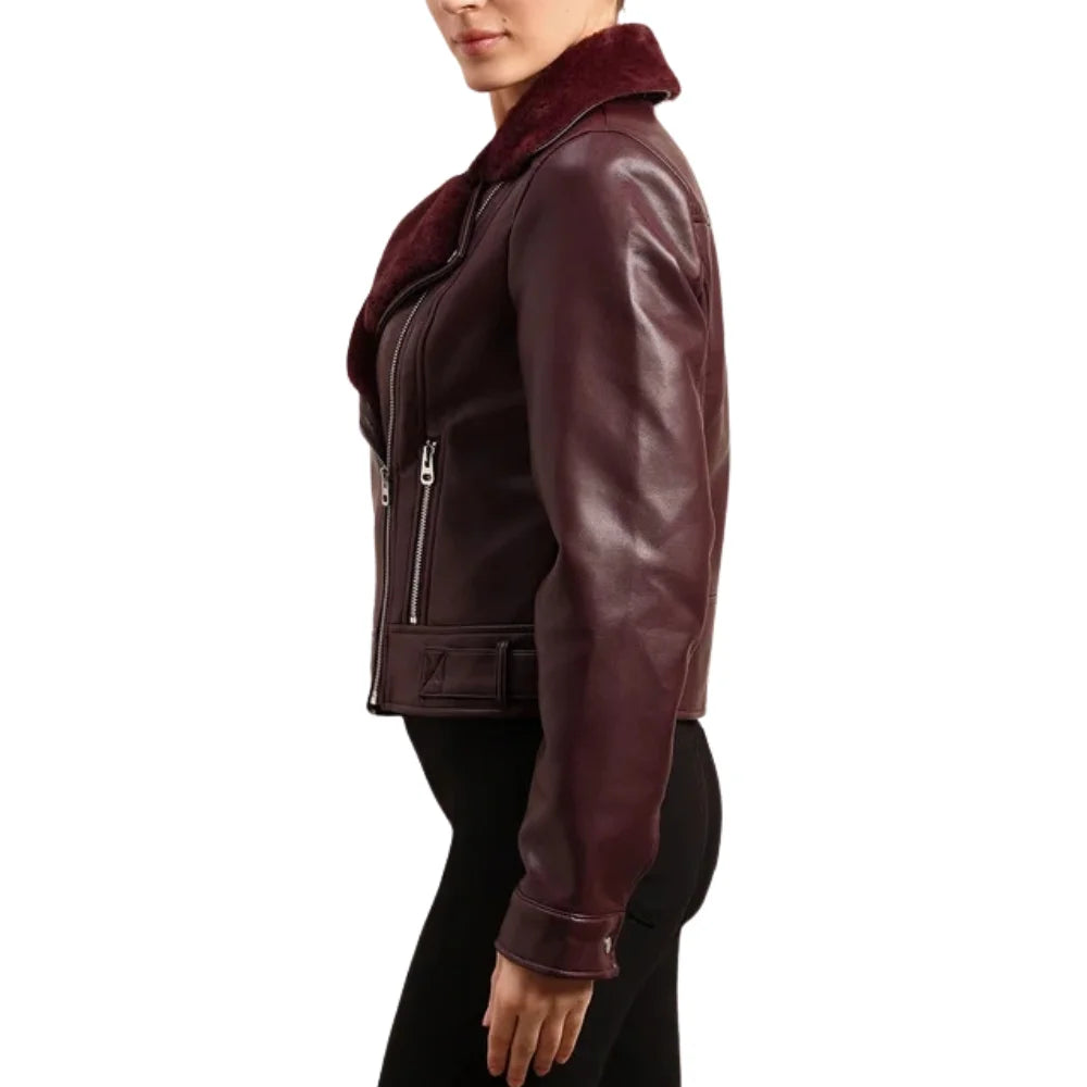 Shearling-Burgundy-Fur-Leather-Jacket-Women's