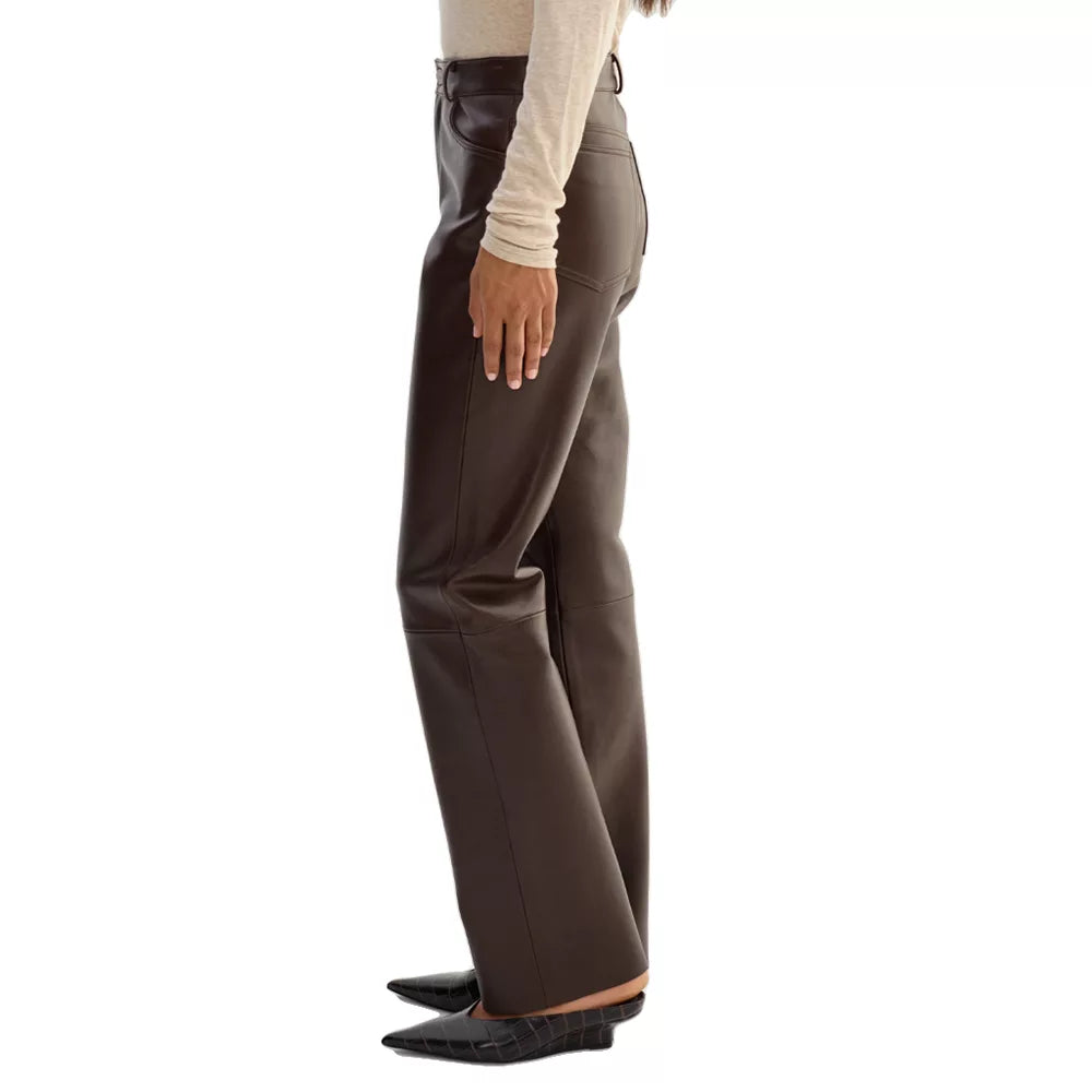 Tapered_Women_s_Brown_Leather_Pants