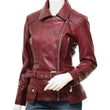 Women-Distressed-Biker-Burgundy-Leather-Jacket