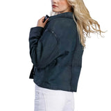 Women-s-Deep-Blue-Cropped-Button-Up-Leather-Jacket