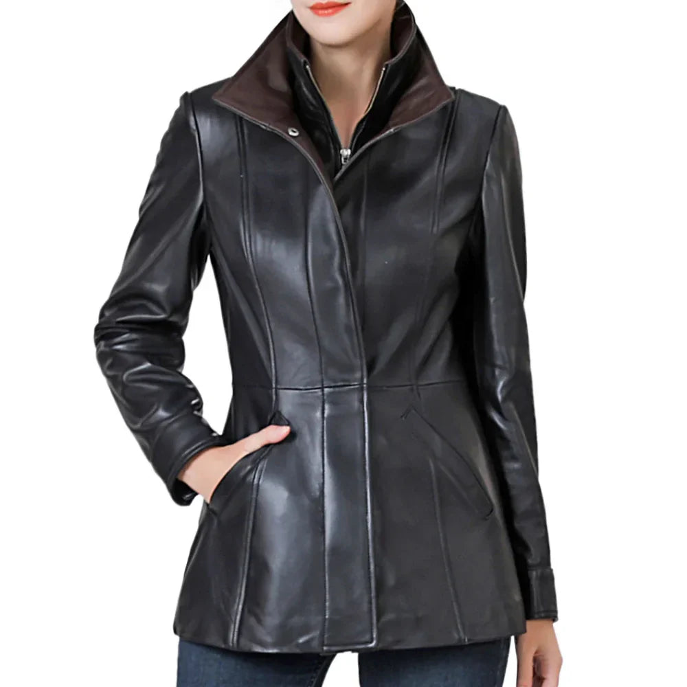 Women_s-Black-Lambskin-Leather-Jacket-with-Brown-Details