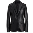 Women's-Black-Leather-Blazer