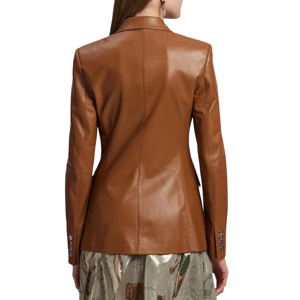 Women_s-Brown-Leather-Blazer