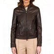 Women's-Dark-Brown-Leather-Cafe-Racer-Jacket