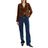Women's-Dark-Brown-Suede-Biker-Jacket